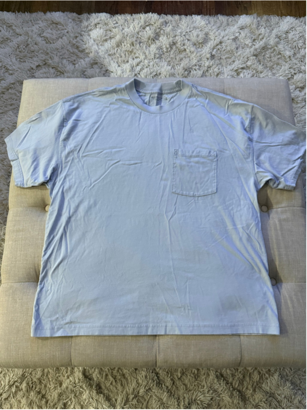 Men's Abercrombie & Fitch Short Sleeve Pocket Tee - Blue - XL